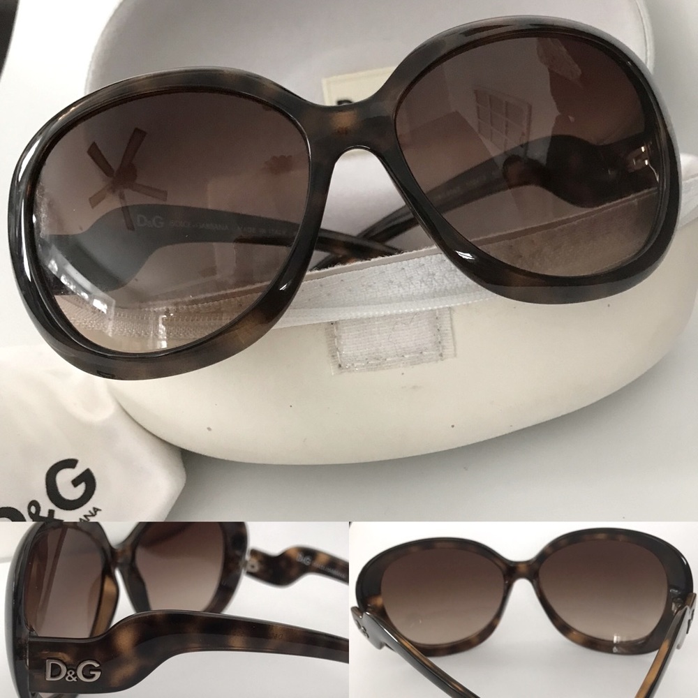 Like-new Dolce & Gabbana Tortoiseshell Sunglasses